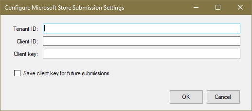 Configure Microsoft Store Submission settings