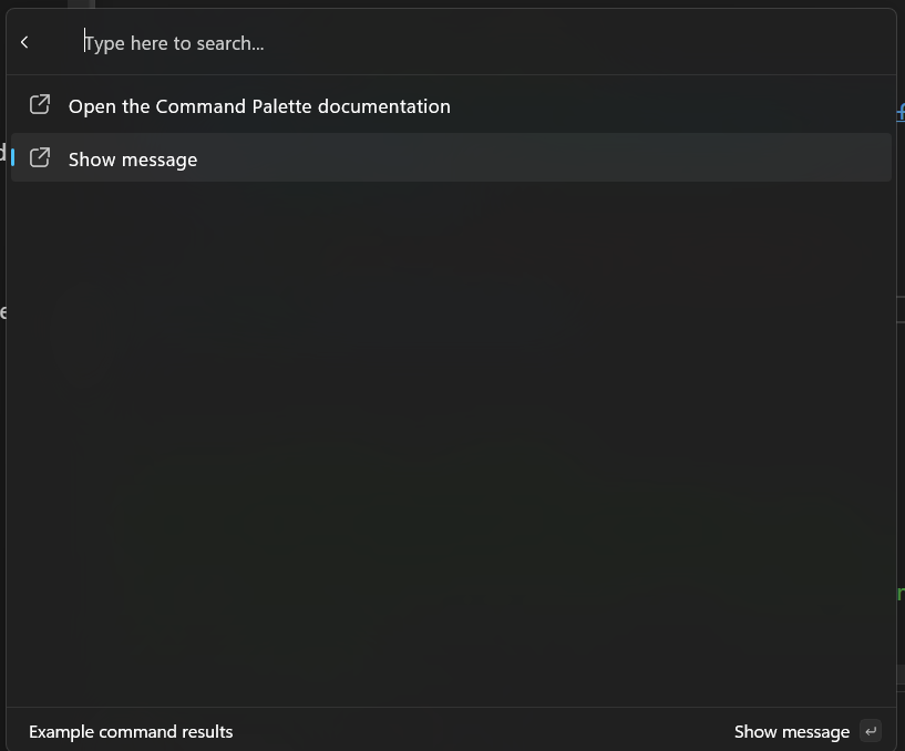 ListPage のスクリーンショット