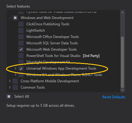 Visual Studio 2015 Update 2 をインストールする