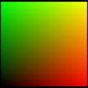 サンプル ピクセル シェーダーのレンダリングされた出力の図