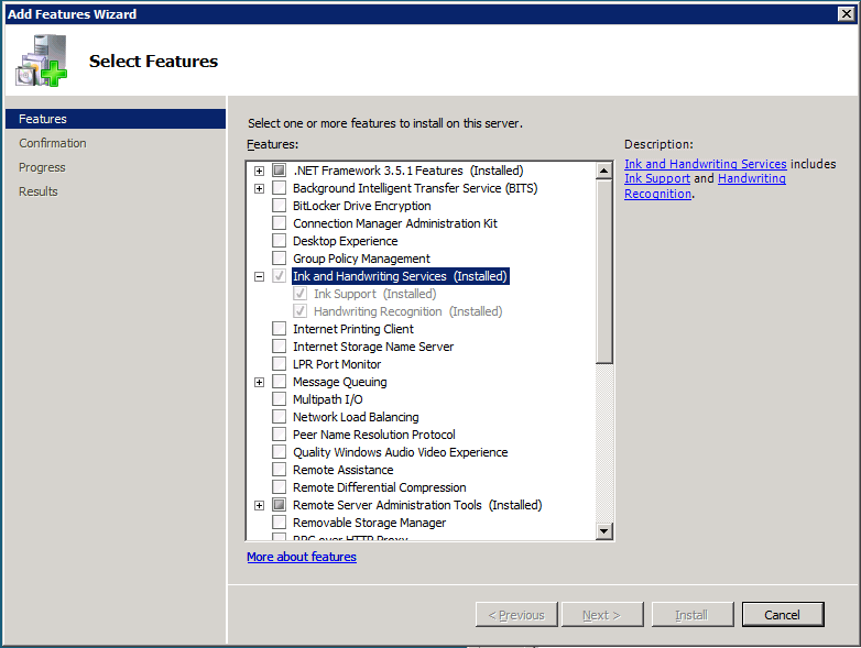 Windows Server 2008 R2 での手書き認識 - Win32 apps | Microsoft Learn