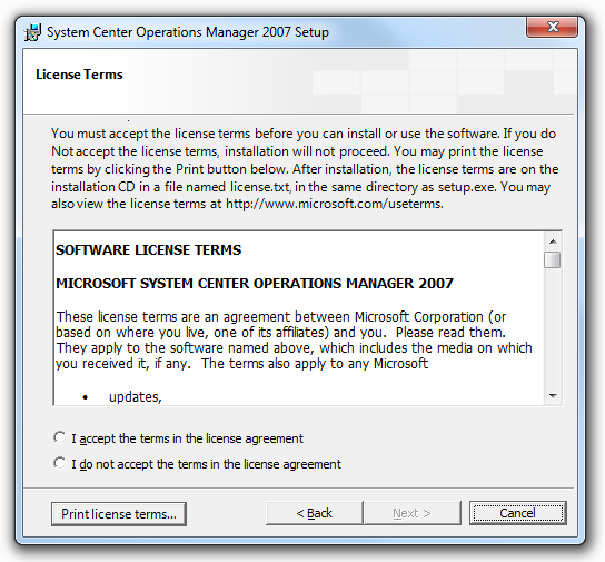 次のボタンが淡色表示されたダイアログ ボックスのスクリーン ショット 