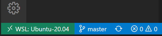 VS Code WSL リモート インジケーター