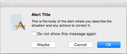 An example alert