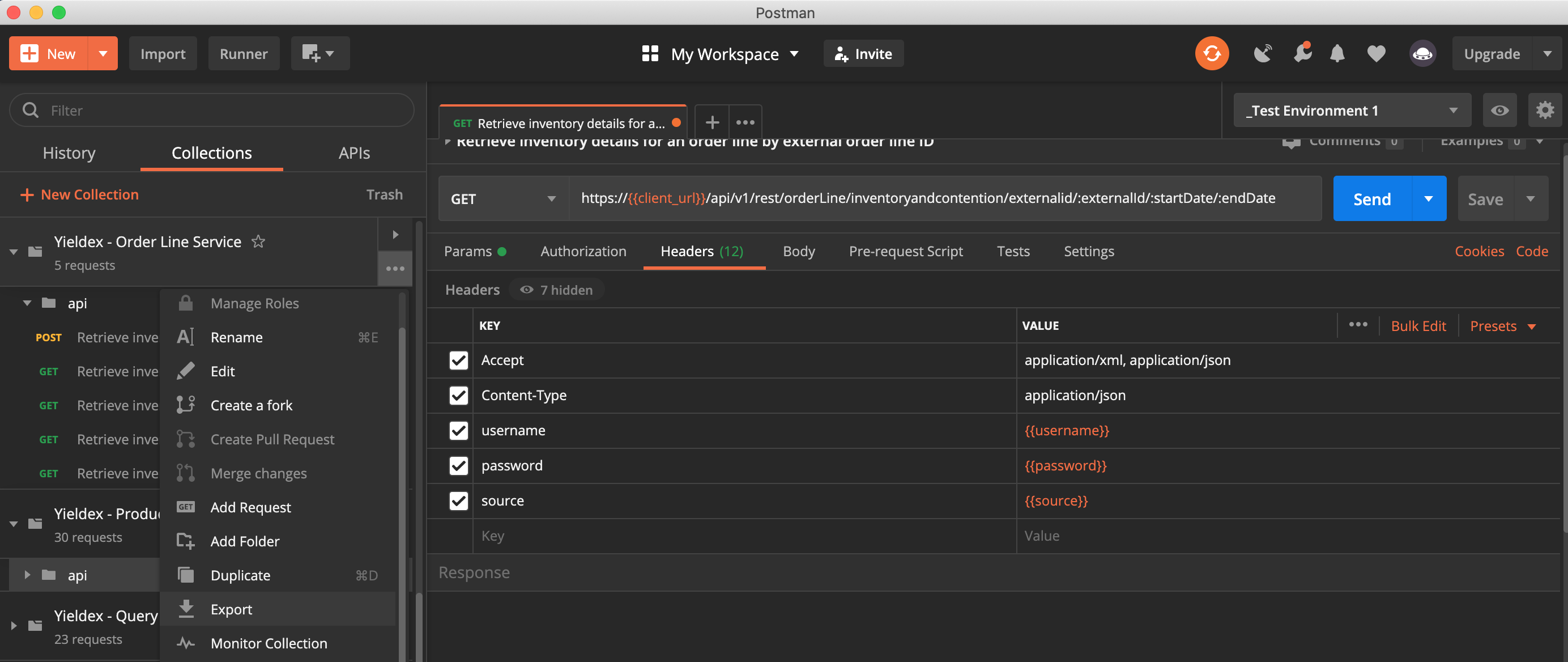 Yield Analytics API での Postman の使用 | Microsoft Learn