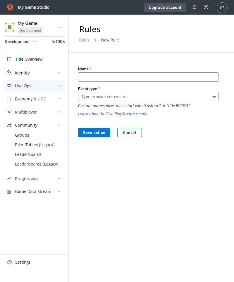Azure Functions のルールを構成する
