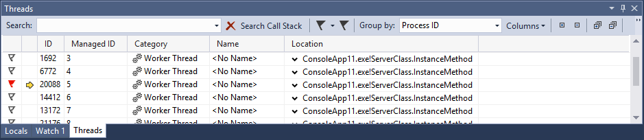 Threads Window Threads Window