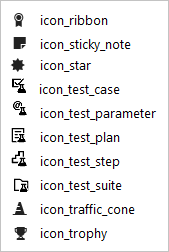 icon_star, icon_test_beaker, icon_test_parameter, icon_test_plan, icon_test_step, icon_test_suite, icon_traffic_cone icon_trophy