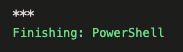 Снимок экрана: выходные данные секретной переменной PowerShell.