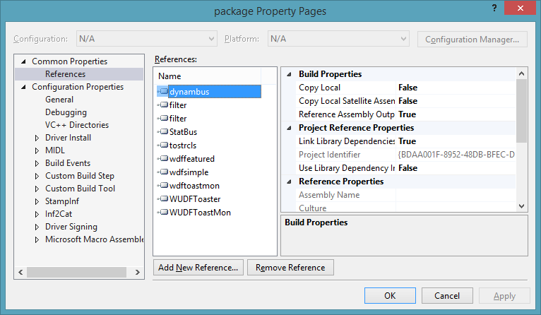 драйверов: несколько драйверов в одном решении.