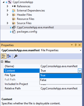 развертывание содержимого