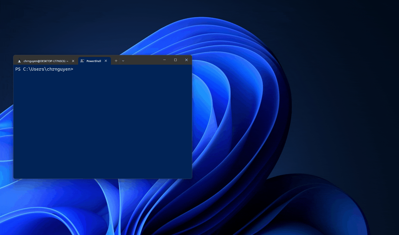 Сбой вкладки терминала Windows