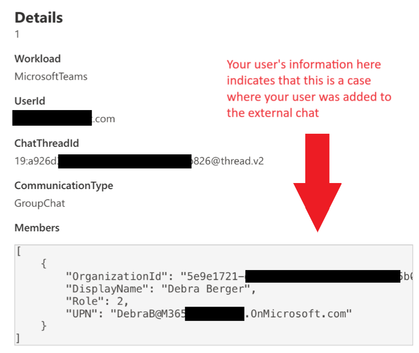 Microsoft Purview 멤버 세부 정보