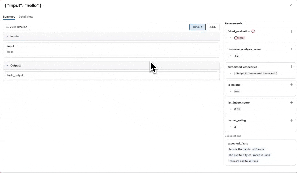 요약에서 평가 보기