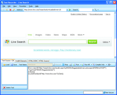 Write Tests against Your Web Apps with Watin 