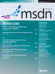 MSDN Magazine 1월 2011