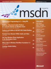 MSDN Magazine February 2012