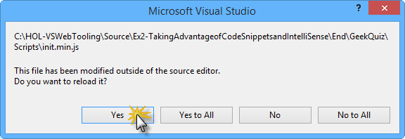 Microsoft Visual Studio 경고 Microsoft Visual Studio 경고