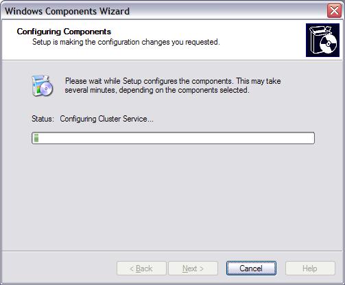 Windows 구성 요소 마법사 애플리케이션 서버 화면의 스크린샷 ASP.NET 강조 표시됩니다.