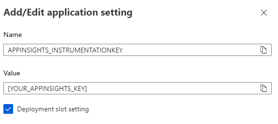 Screenshot that shows adding the iKey to the Settings pane.