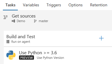 Python 작업 사용