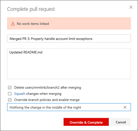 바이패스 대화 상자