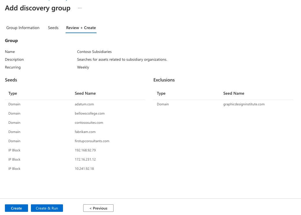 검토 및 만들기 화면 캡처