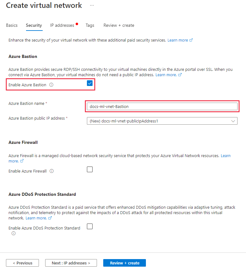 Bastion 구성 스크린샷.