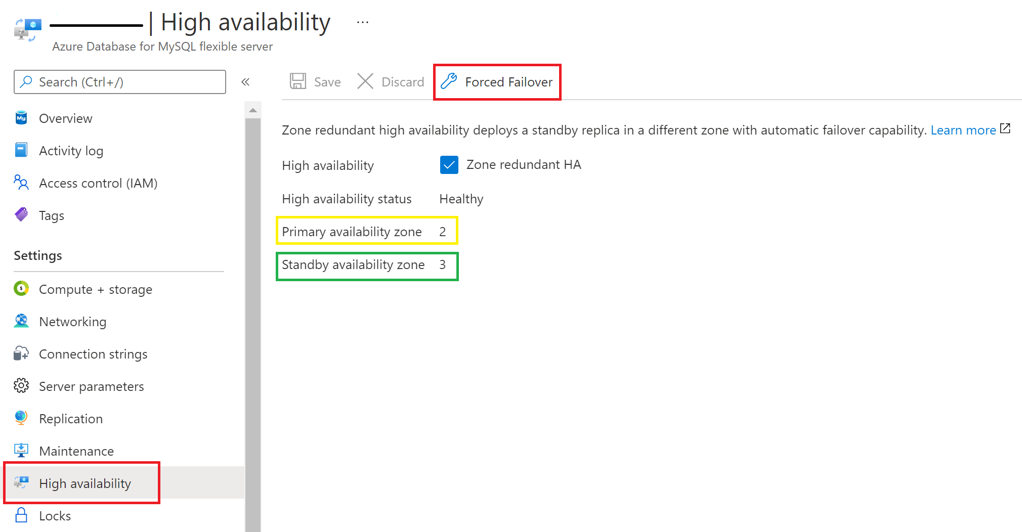 azure-portal-azure-database-for-mysql-flexible