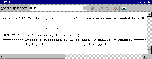 출력 창에 표시되는 출력을 보여 주는 이미지입니다.