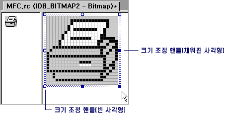 vcImageEditorSizingHandles 비트맵의 크기 조정 핸들입니다.
