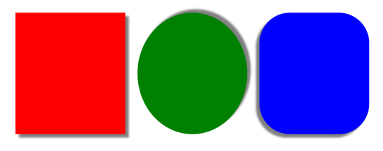 그림자가 있는 개체의 스크린샷.