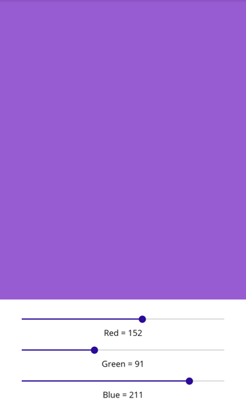 중첩된 .NET MAUI Grid 개체입니다.