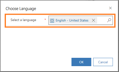 언어 선택.