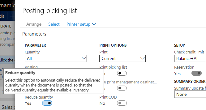 수량 매개 변수를 줄입니다.