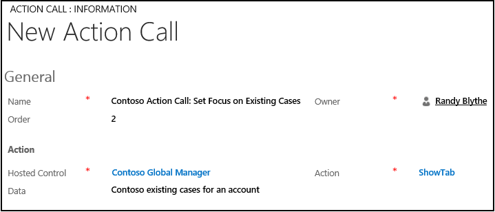 Create an action call to set focus on existing cases Create an action call to set focus on existing cases.