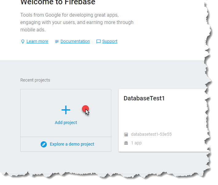 Firebase - 프로젝트 추가
