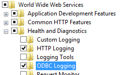스크린샷은 OD B C 로깅이 선택된 Windows 8 또는 Windows 8.1 대한 상태 및 진단 기능을 보여줍니다.