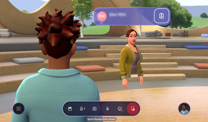 이름 카드 연락처 정보 단추 스크린샷