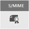 SMIME를 설명하는 개념 아트워크