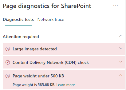 SharePoint 결과에 대한 요청입니다.