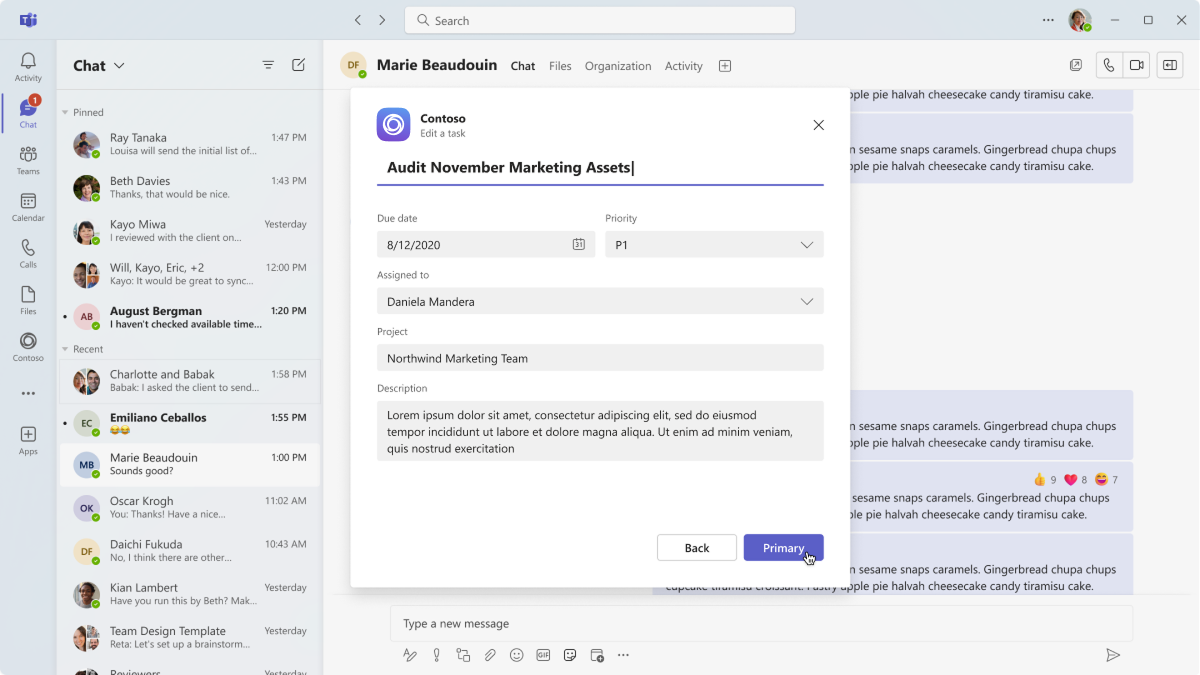 Ct Teams Task Module 2 Example Answers.pdf Designing dialogs - Teams | Microsoft Learn