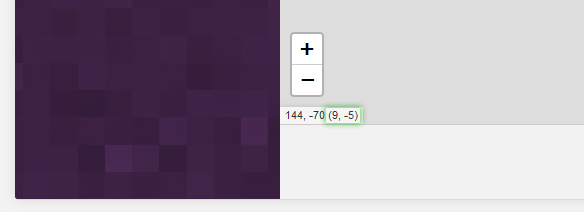좌표는 청커의 월드 프리뷰의 하단 좌측에서 확인 가능