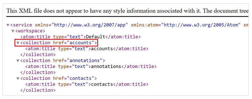OData 피드를 찾아봅니다.