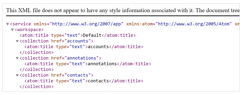 OData 피드를 활성화합니다.