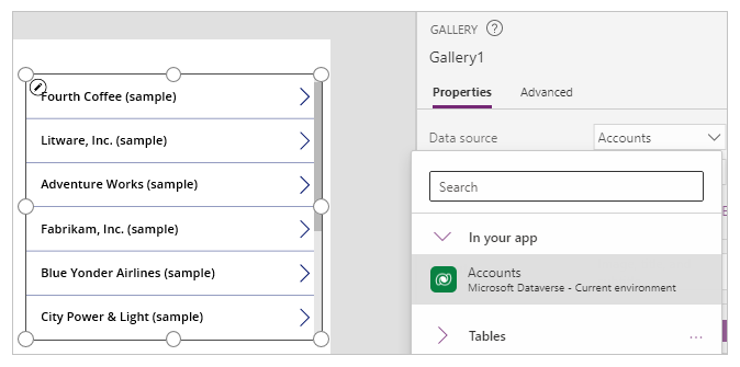 캔버스 앱에 데이터 연결 추가 Power Apps Microsoft Learn 3957