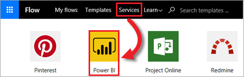 Power Automate의 Power BI.