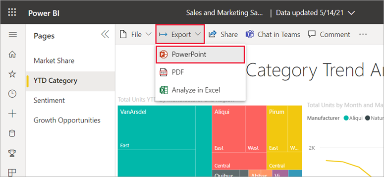 How To Copy Chart From Power Bi To Ppt