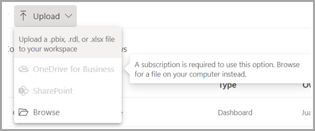 Screenshot of subscription services disabled.