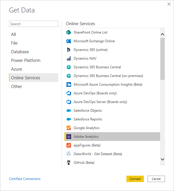 Adobe Analytics에서 데이터를 가져오기